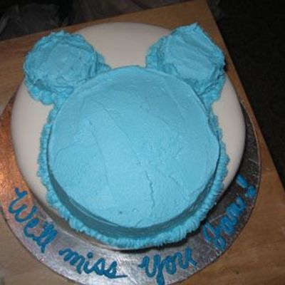 Going Away Mickey Cake