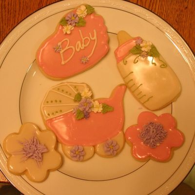 Baby Girl Cookies