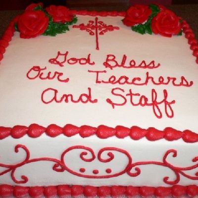 Teacher Appreciation Cake