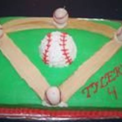 Baseball Birthday Cake