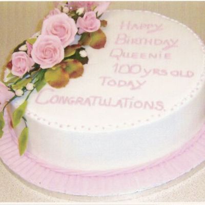 100 Th Birthday Cake