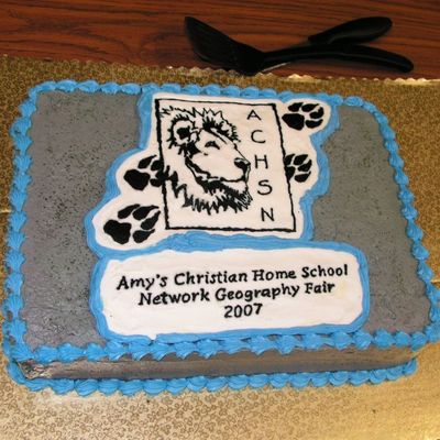 Geography Fair Cake