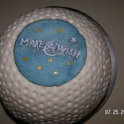 Make A Wish Golf Ball Cake