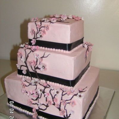 Pink Bc Chocolate Cake With Chocolate -Raspberry Filing