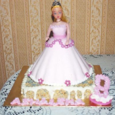Pink Doll Cake