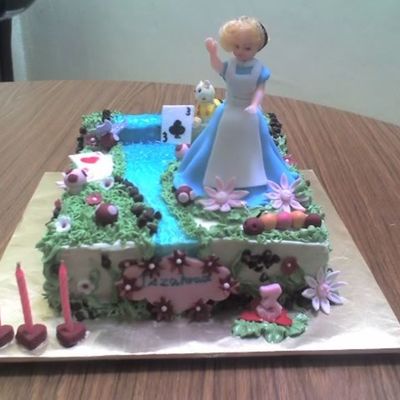 Alice In Wonderland Cake