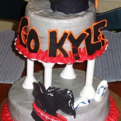 Kyle's Grad Cake