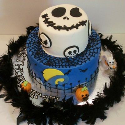 Nightmare Before Christmas Cake