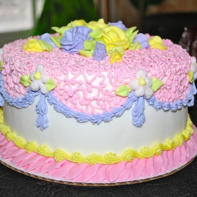 Spring Themed Elegant Cake