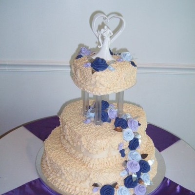 Yvonne & Jim's Wedding Cake