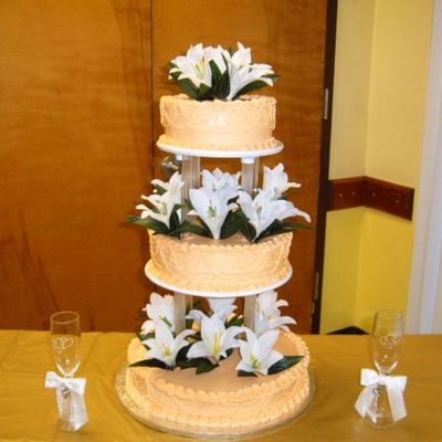 Stringwork Wedding Cake