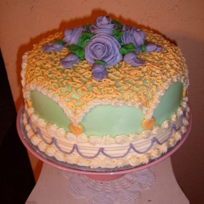 Wedding Style Fondant And Buttercream