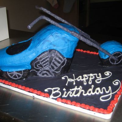 Motorcycle Cake