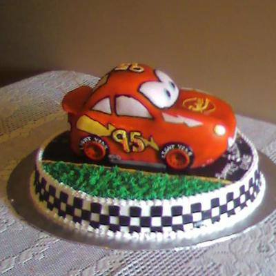 Lightning Mcqueen Cake
