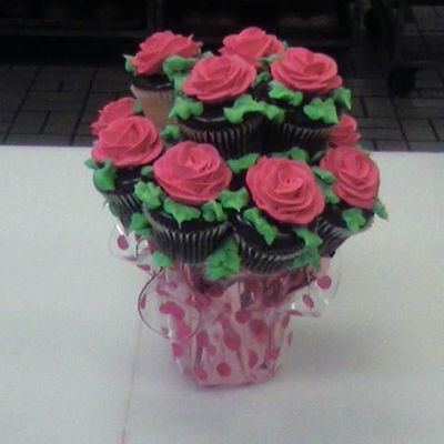 Cupcake Rose Arrangement