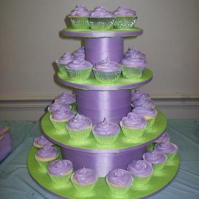 Princess & The Frog Cupcake Tower