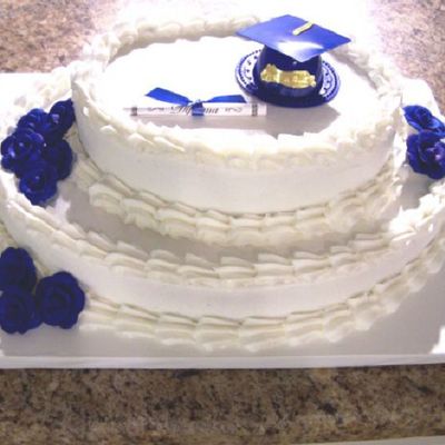 Last Minute Graduation Cake
