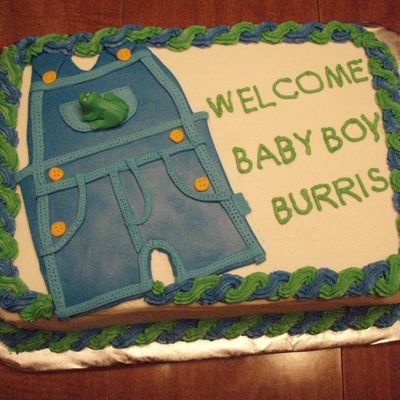 Overalls Cake
