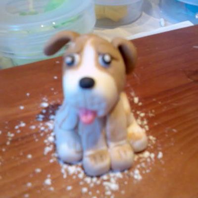 Sugarpaste Dog
