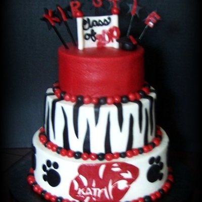 Katy Tigers Graduation Cake