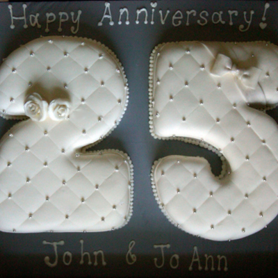 25Th Anniversary Cake