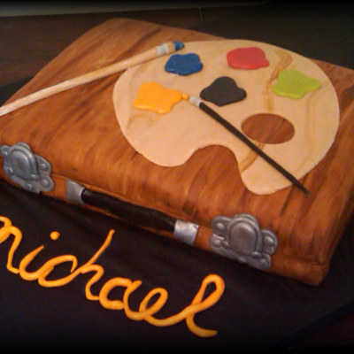 Painter / Artist Palette And Art Box