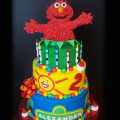 Elmo Cake