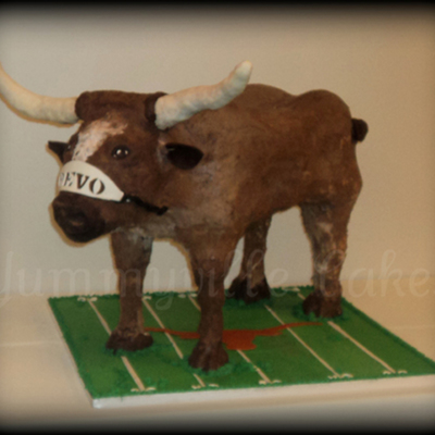 Ut Texas Longhorn Bevo Cake