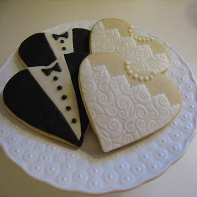 Bride And Groom Cookies