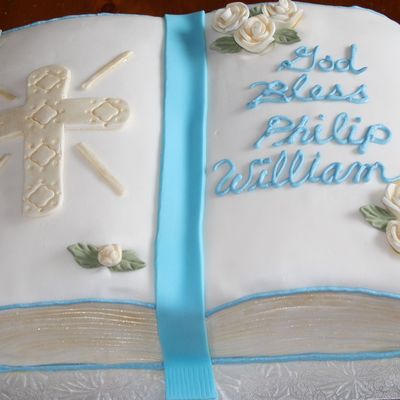Christening Bible Cake