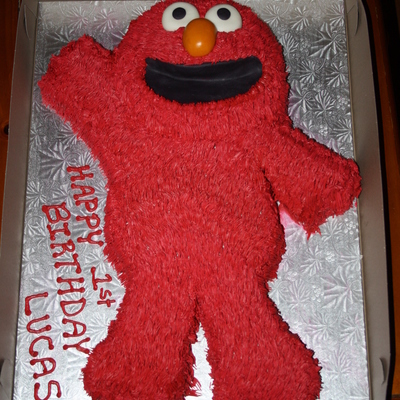 Elmo Birthday Cake
