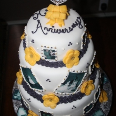 50Th Wedding Anniversary Cake