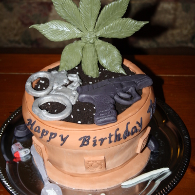 Narcotics Cake