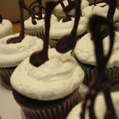 Music Note Cupcakes