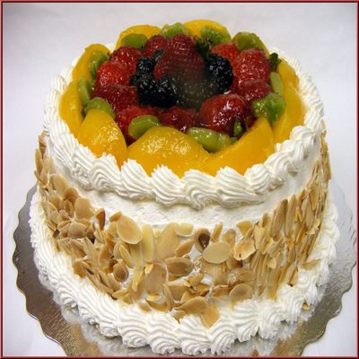 Fruit And Almond Cake