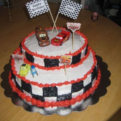 Cars Birthday Cake--3 Year Old