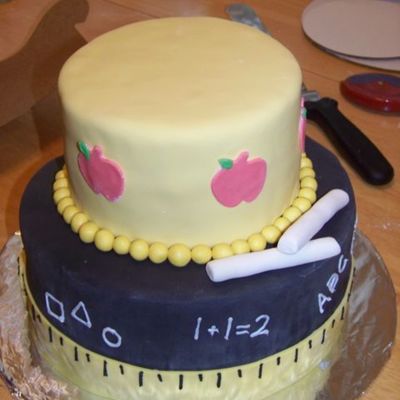 Teacher Thank You Cake