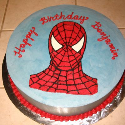 Spiderman Birthday Cake