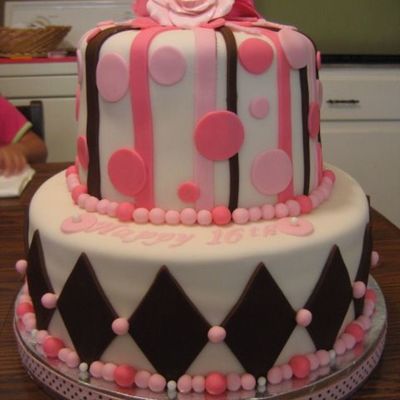 Sweet 16 Birthday Cake