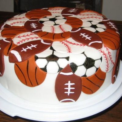 Sports Birthday Cake
