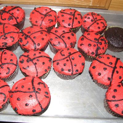 Ladybug Cupcakes