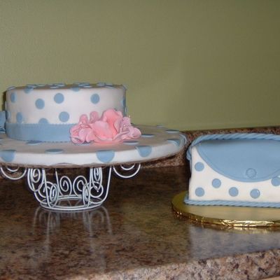 Hat & Purse Cake