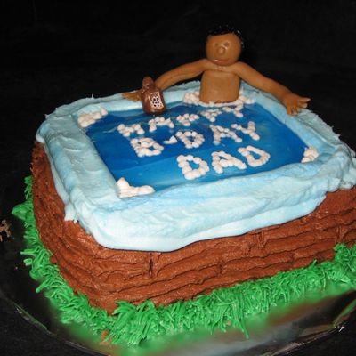 Hot Tub Cake