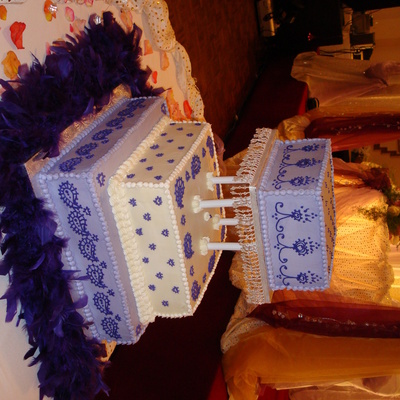 Purple Wedding Cake