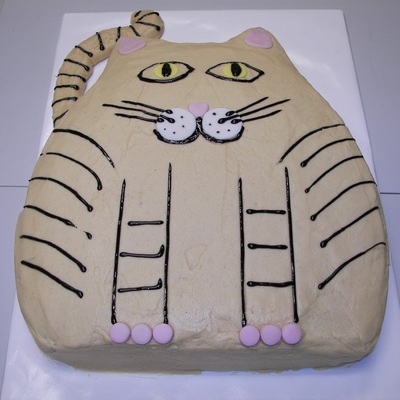 Cat Cake For Bren's Birthday