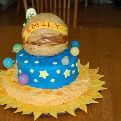 Pluto Cake