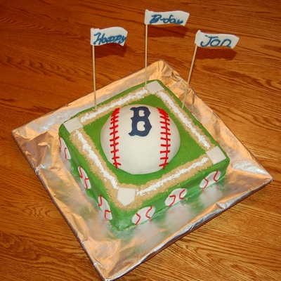 Baseball Birthday Cake