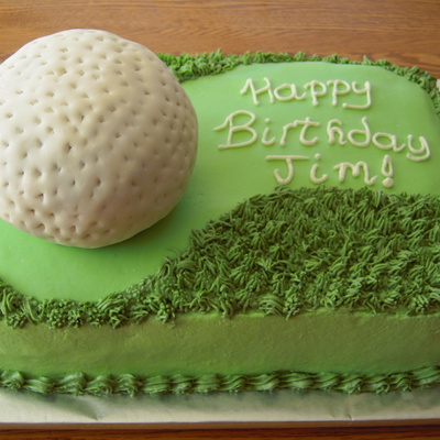Golf Birthday Cake