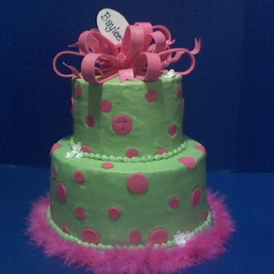 Girlie Birthday Cake
