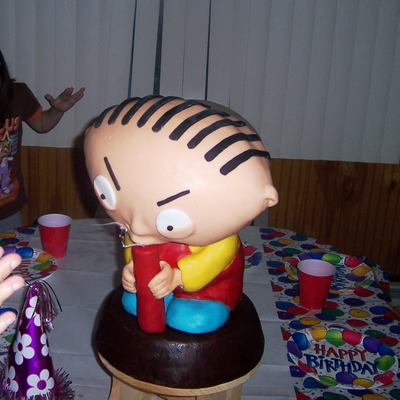 Family Guy Stewie Bobblehead Cake